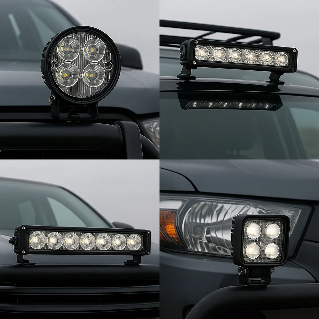 LED papildlukturu izvēle auto drošībai: parametri, tipi un instalācija